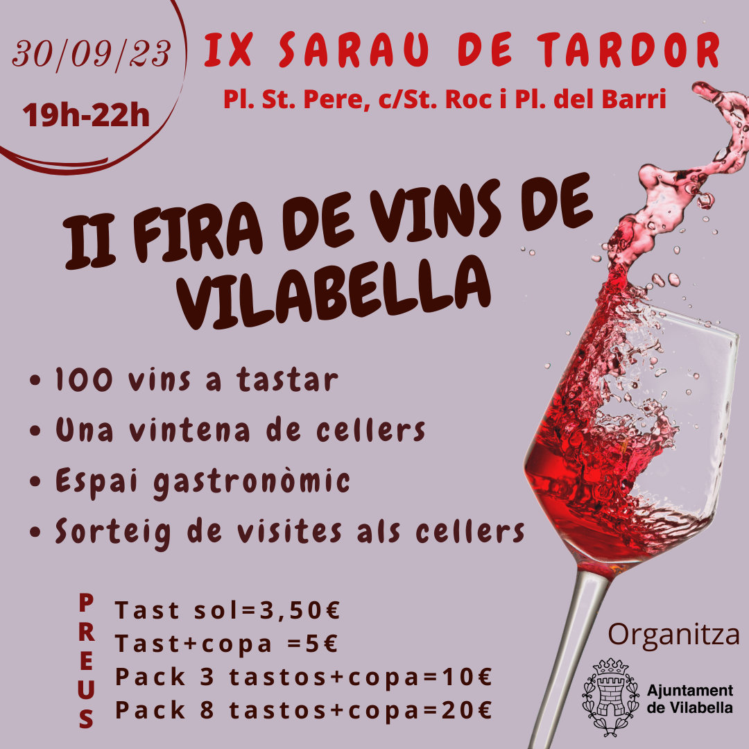 cartell de la Fira de Vins