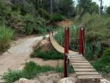 Passarel·la peatonal sobre el riu Gaià